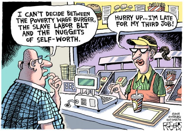 Rob Rogers | Poverty Wage